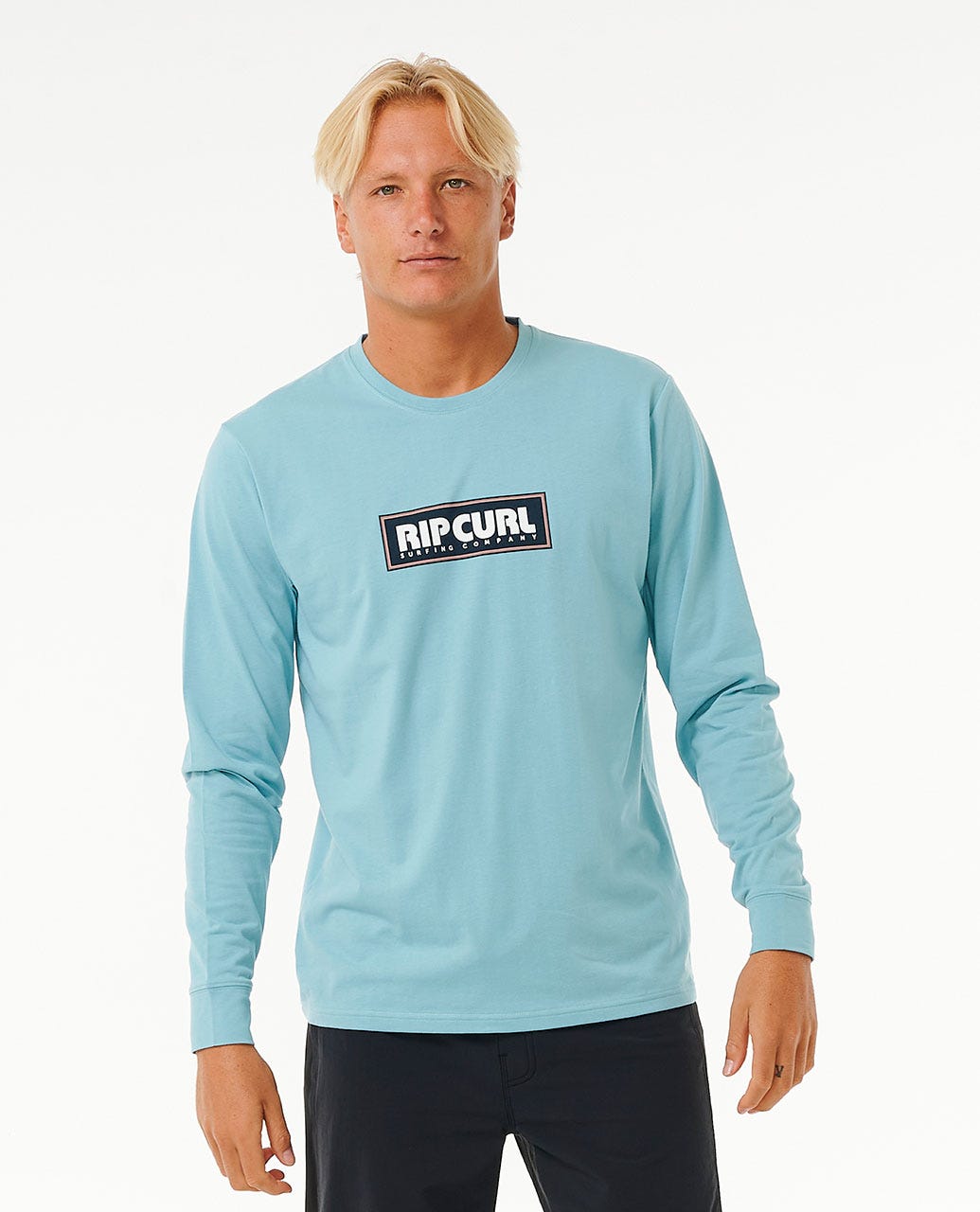 Icons Of Surf UPF LS - dusty blue