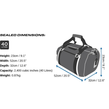 OverBoard wasserdichte Duffel Bag 40 Liter Gelb