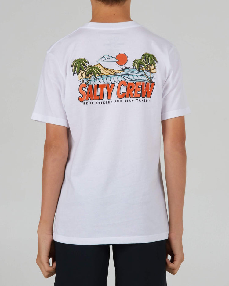 Tropicali Boys SS Tee - white