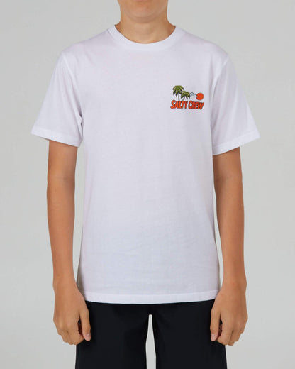 Tropicali Boys SS Tee - white