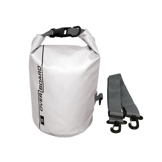 OverBoard wasserdichter Packsack 5 Liter Weiss