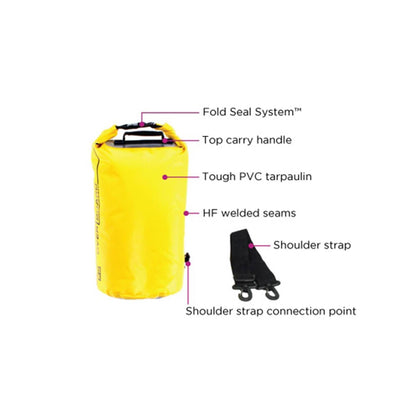 OverBoard wasserdichter Packsack 20 Liter Gelb