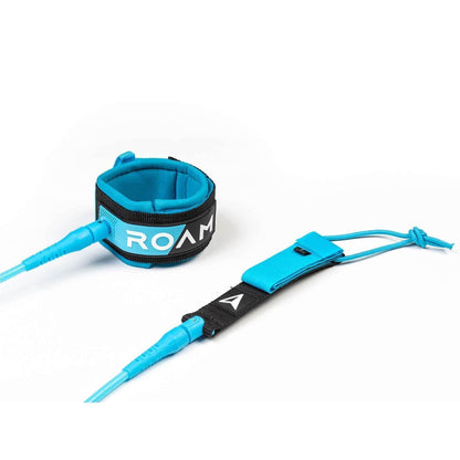 ROAM Surfboard Leash Premium 7.0 215cm 7mm Blau