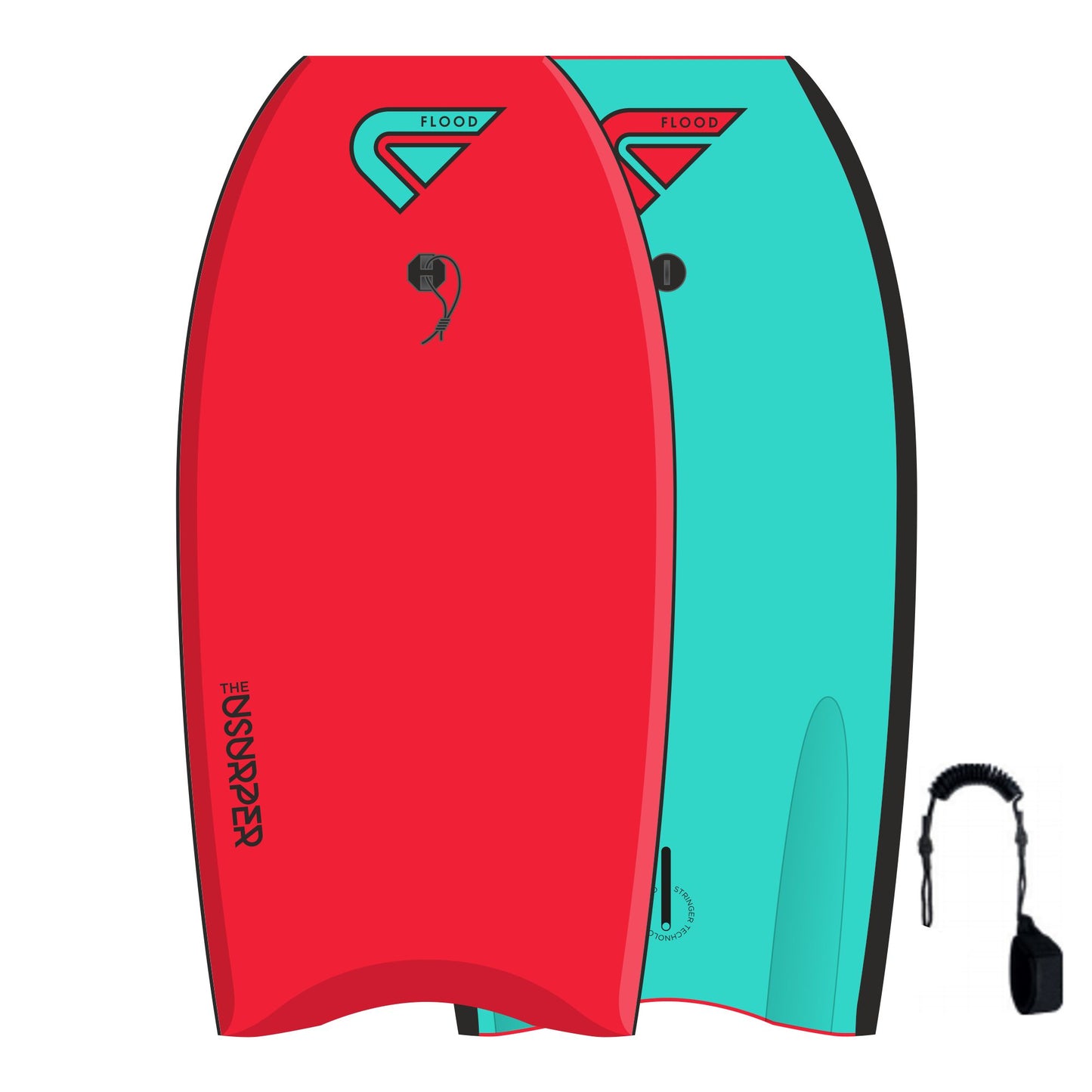 FLOOD Bodyboard Usurper 41 Rot