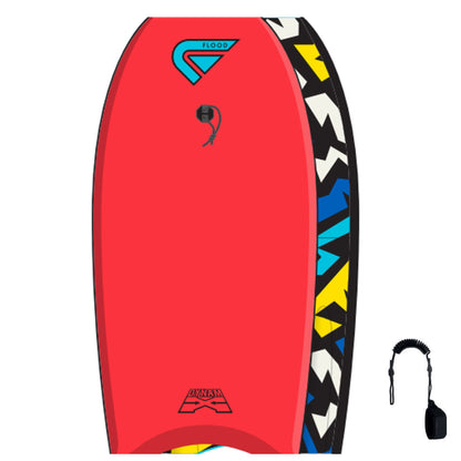 FLOOD Bodyboard Dynamx Stringer 40 Rot Tribe II