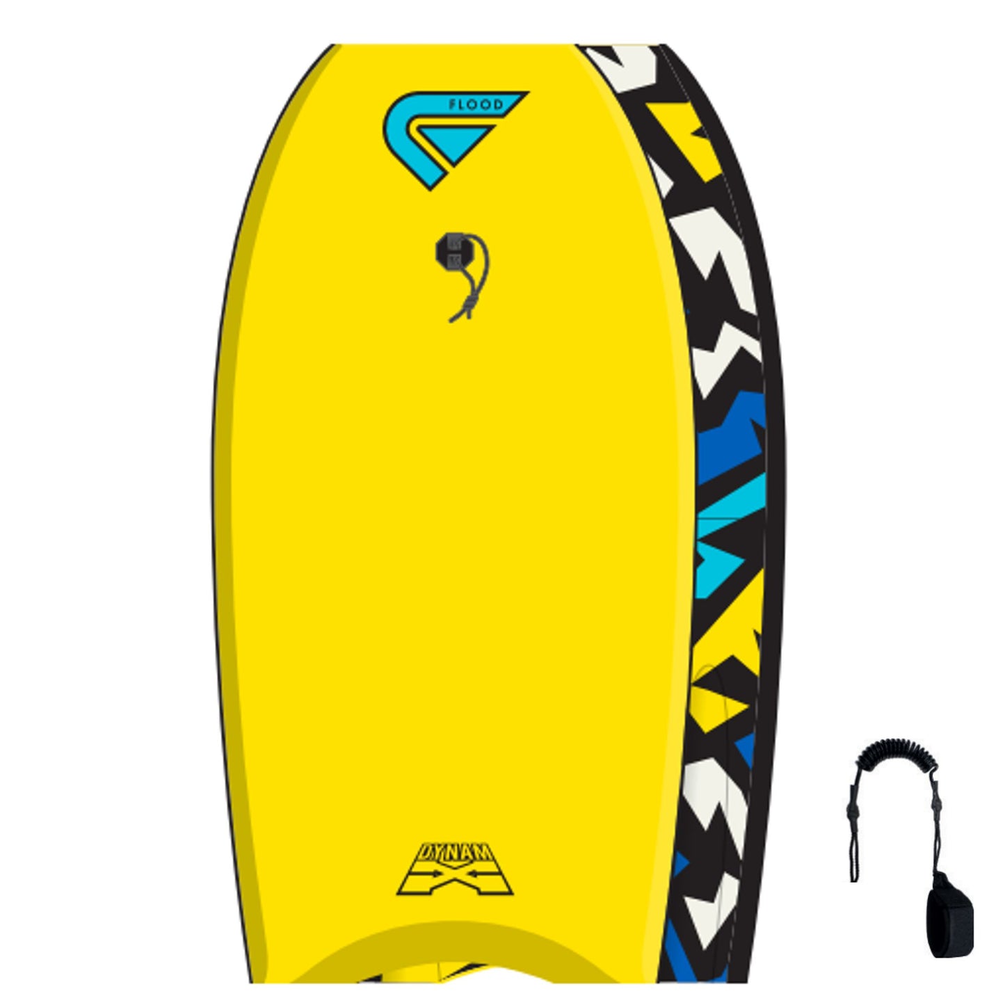 FLOOD Bodyboard Dynamx Stringer 41 Gelb Tribe II