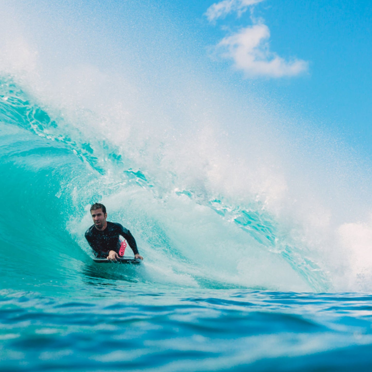 Wave Power Bodyboard Woop 41 Orange Lime