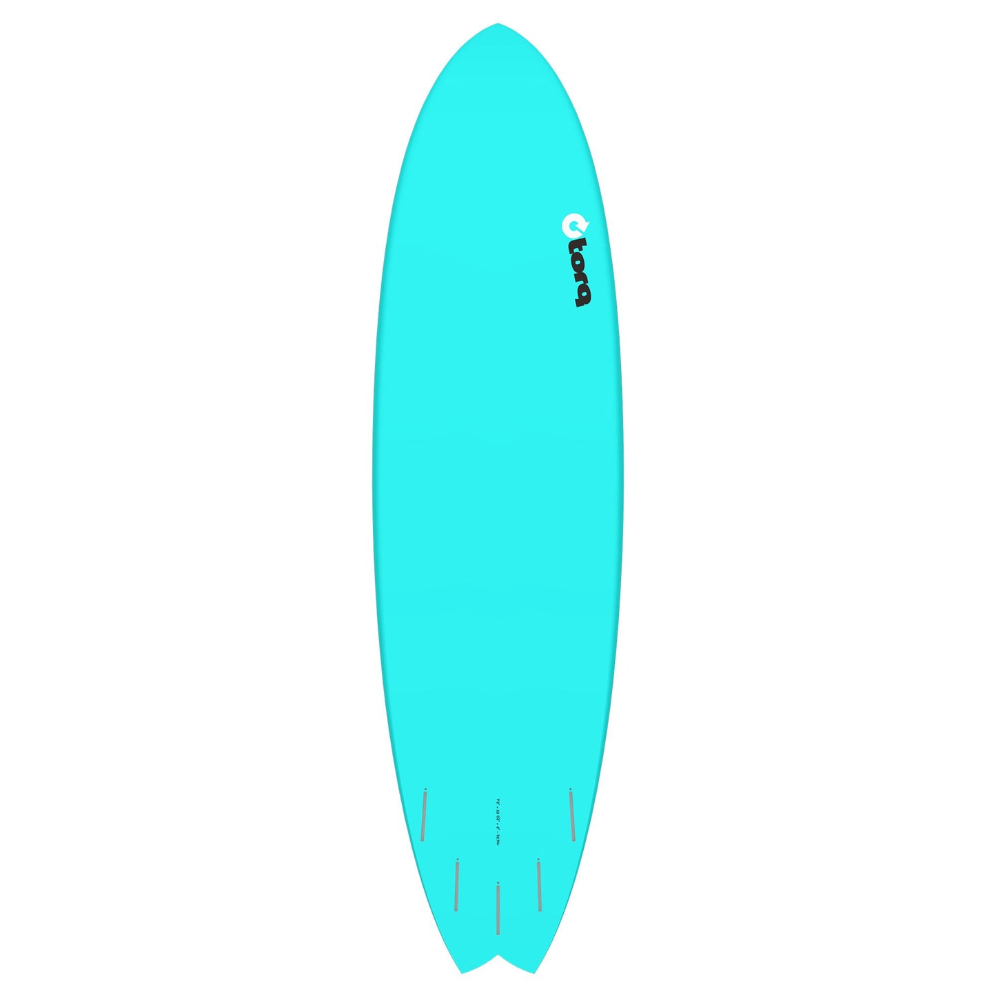 Surfboard TORQ Epoxy TET 7.2 MOD Fish Blau Pinline