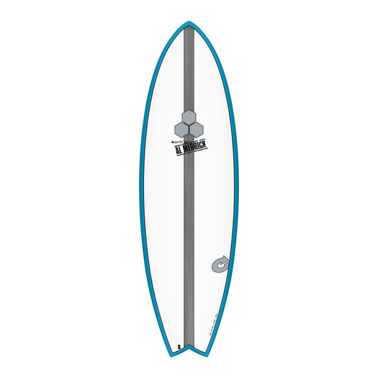 Surfboard CHANNEL ISLANDS X-lite PodMod 6.6 Blau