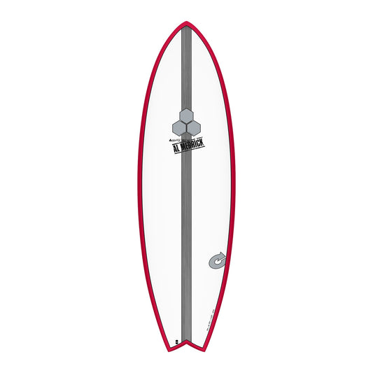 Surfboard CHANNEL ISLANDS X-lite PodMod 5.6 Rot