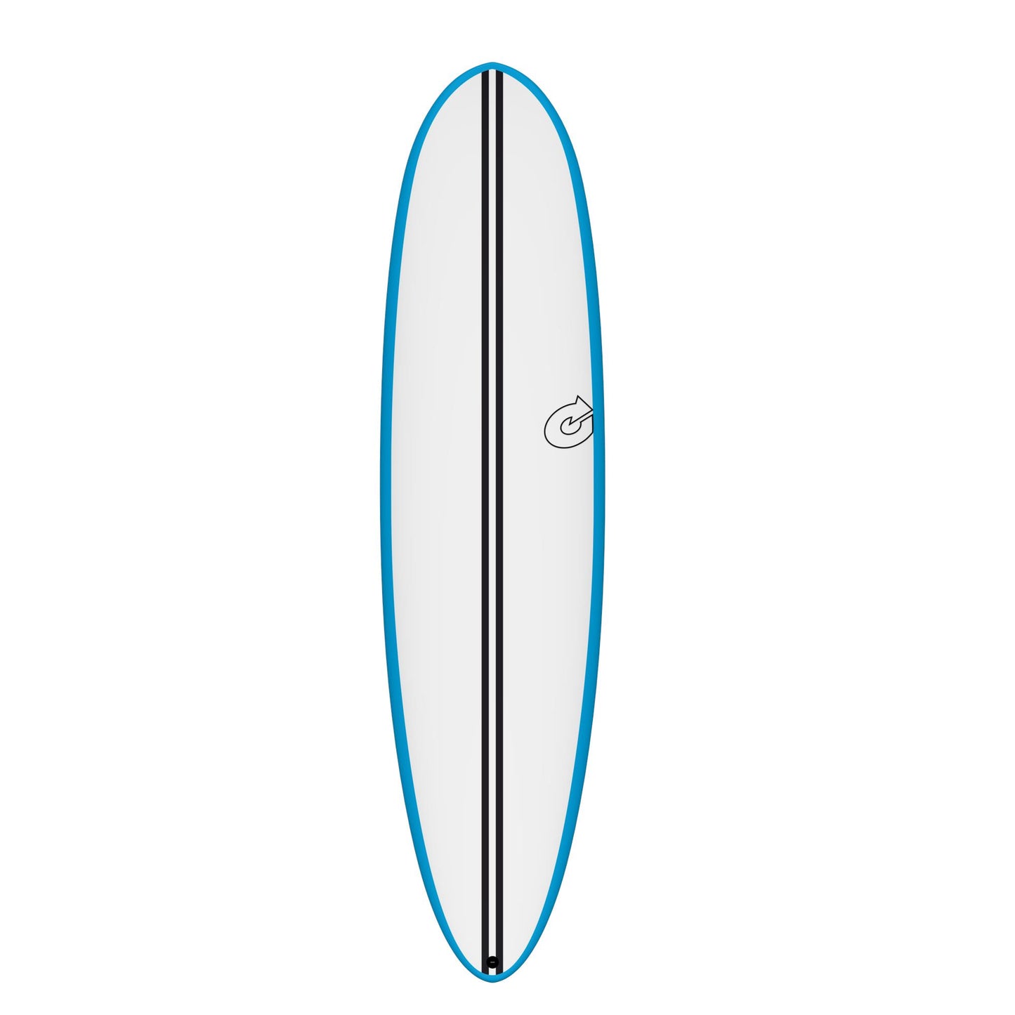 Surfboard TORQ TEC M2.0 7.6 Blaue Rail