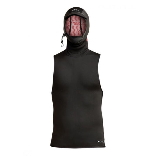 Infiniti 2 mm Hooded Vest - black