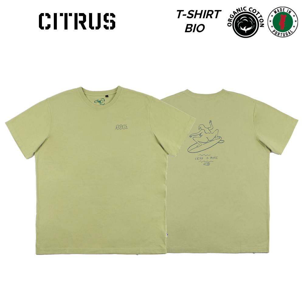 T-shirt SS Bio Citrus - mellow green