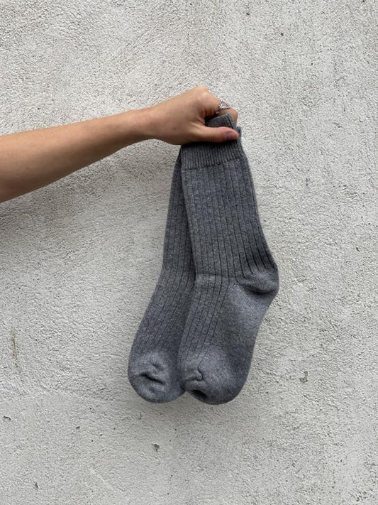 Wool Sock - grey melange