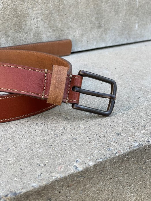 Texas Leather Belt  - tan