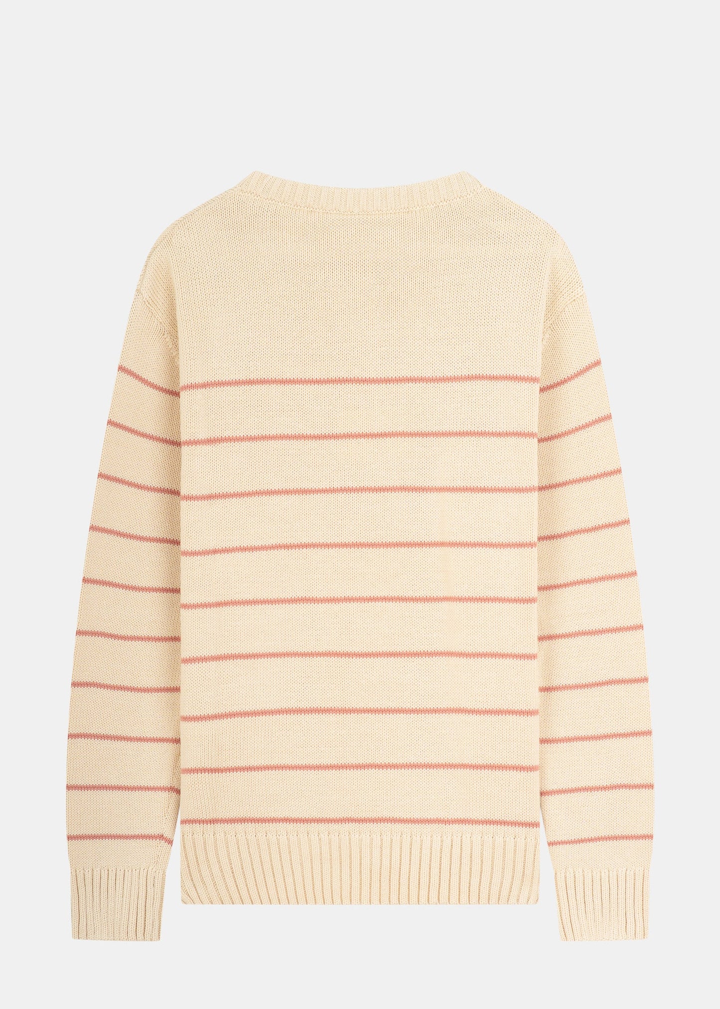 KIDS Strickpullover BÖÖT Beige-DuskPink-Striped