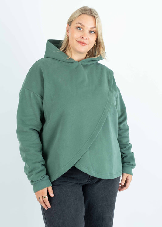 Große Größen Hoodie VINGER DarkForest