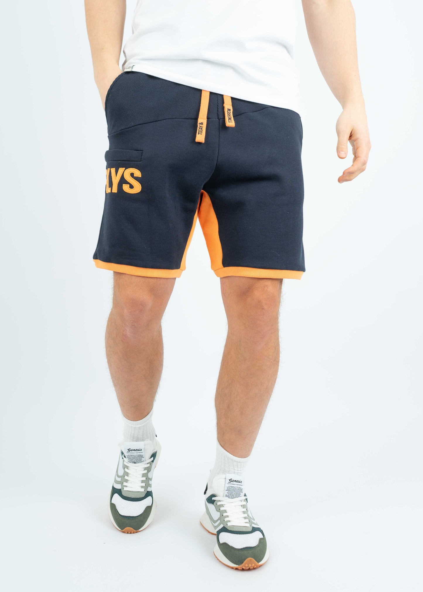 Short SUNDAG Navy/Tangerine