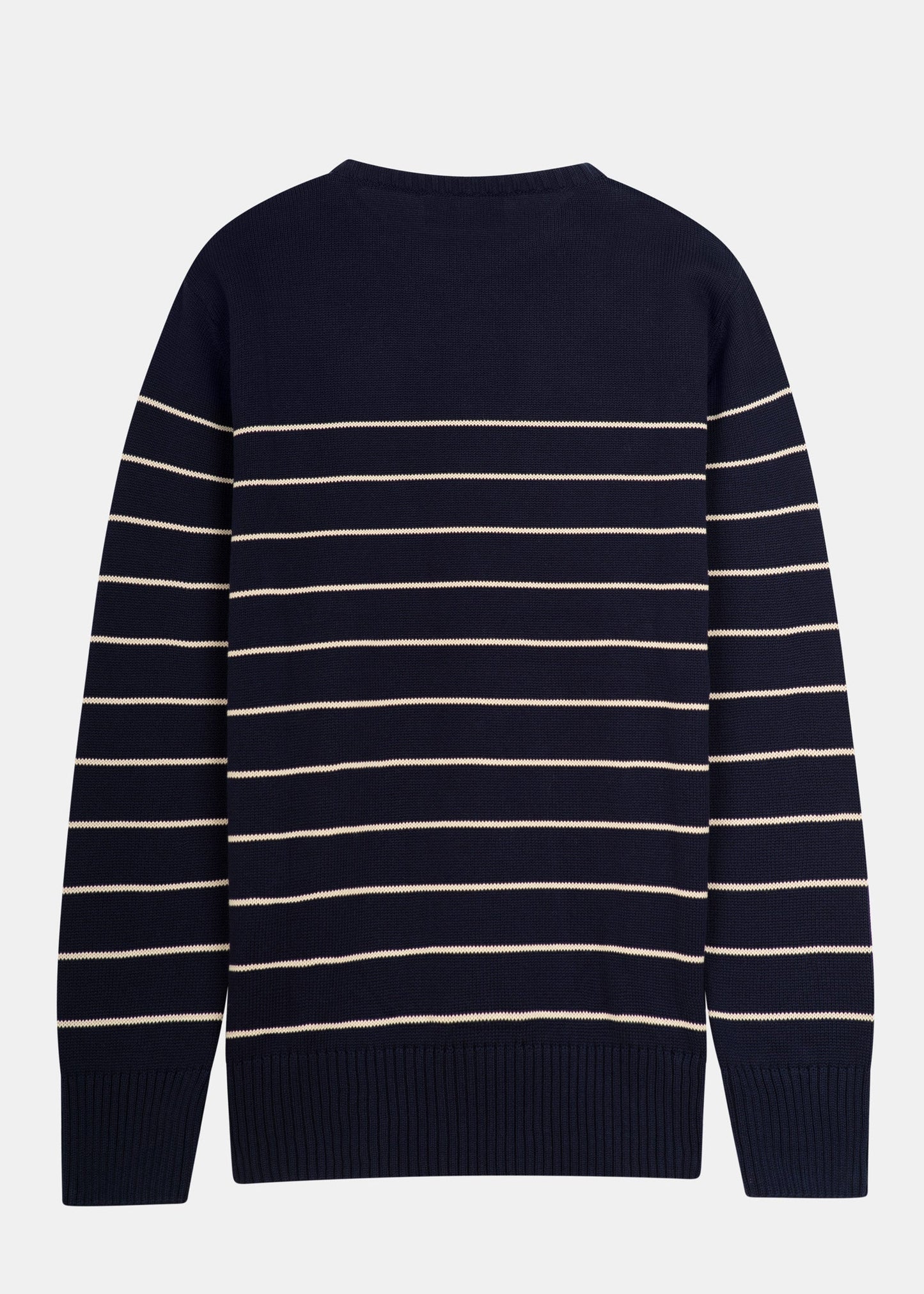 Strickpullover BÖÖT NavyBeige-Striped