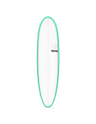 Surfboard TORQ Epoxy TET 7.4 V+ Funboard Seagreen