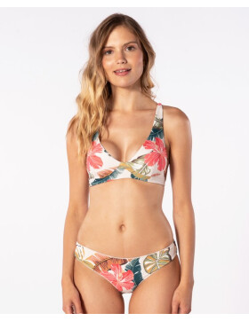 Tropic Coast Plunge Top - hot coral