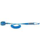 Sup Coiled Ankle Leash 10 x 3/16 - blue