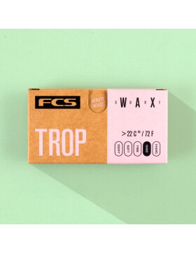 FCS Surf Wax - tropical - über 22 C