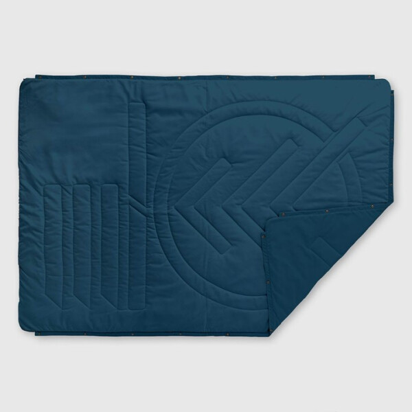 Pillow Blanket Solid - legion blue