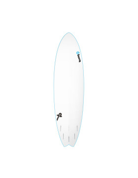 Surfboard TORQ Softboard 7.2 Mod Fish Blau