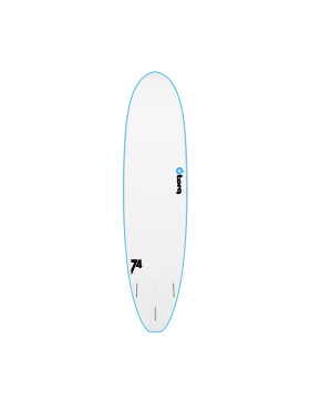 Surfboard TORQ Softboard 7.4 V+ Funboard Blau