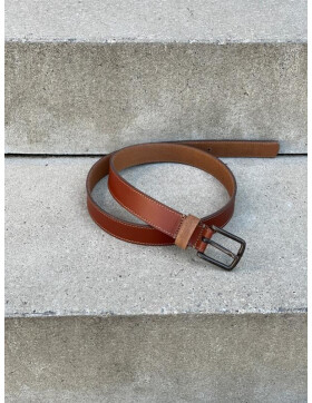 Texas Leather Belt  - tan