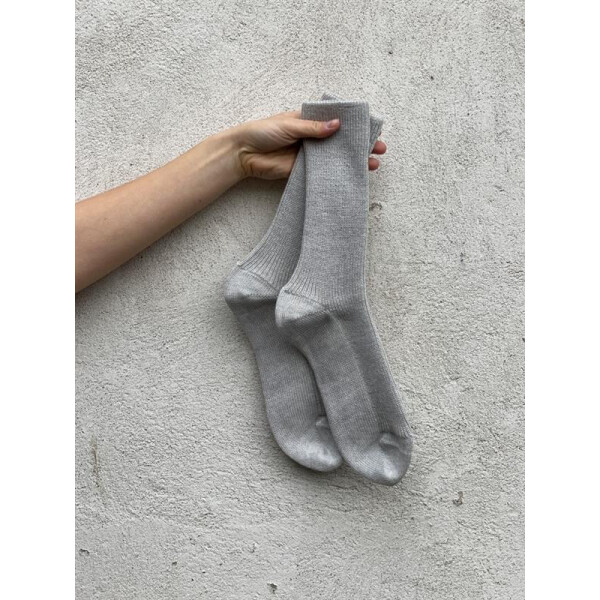Light Merino Socke - pastel grey