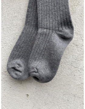 Wool Sock - grey melange