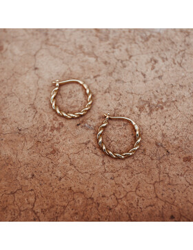 Twisted Earring Gold