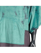 MDNS Change Robe Surf Poncho Unisize Teal Marble