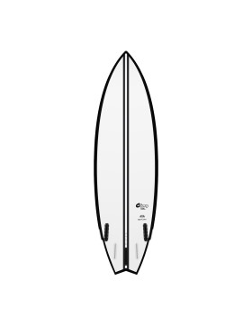 Surfboard TORQ TEC Go-Kart 6.6 Rail Schwarz