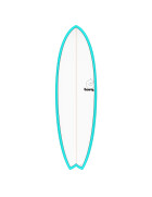 Surfboard TORQ Epoxy TET 5.11 MOD Fish Blau Pinlin