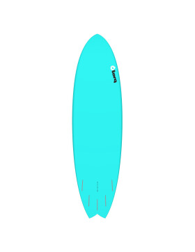 Surfboard TORQ Epoxy TET 6.6 MOD Fish Blau Pinline