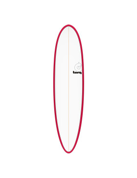 Surfboard TORQ Epoxy TET 7.6 Funboard RedRail