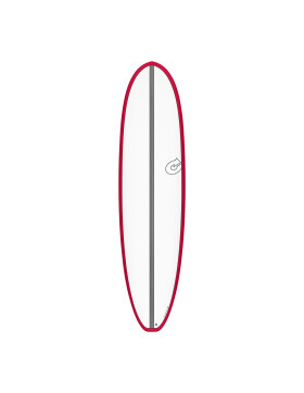 Surfboard TORQ Epoxy TET CS 7.4 V+ Fun Carbon Rot
