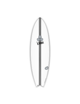 Surfboard CHANNEL ISLANDS X-lite2 PodMod 5.10 weis
