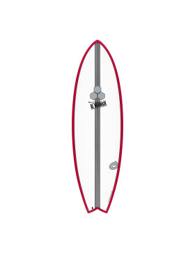 Surfboard CHANNEL ISLANDS X-lite2 PodMod 5.10 Rot