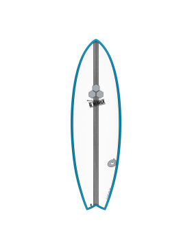 Surfboard CHANNEL ISLANDS X-lite PodMod 6.6 Blau