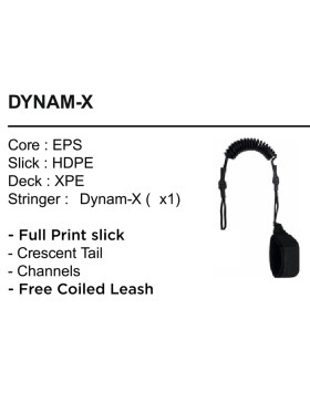 FLOOD Bodyboard Dynamx Stringer 37 Gelb Palm II