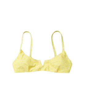 Mesmerizing Bikini Top - pastel yellow