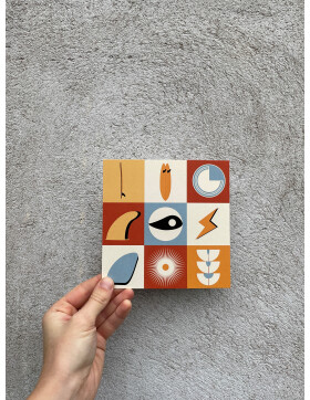 Postkarte Quadrat - Nine Moods