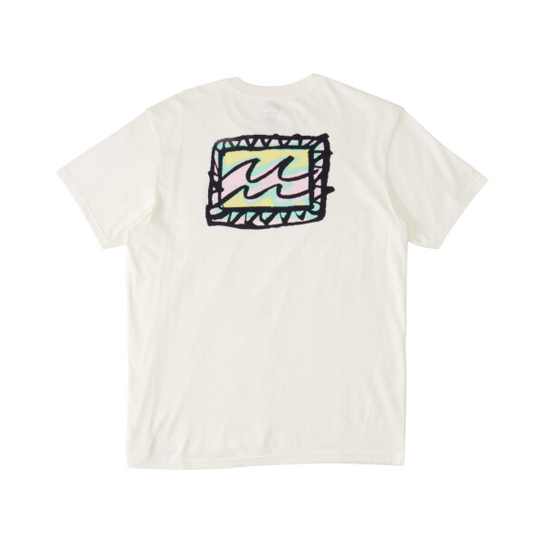 Crayon Waves Tee - off white