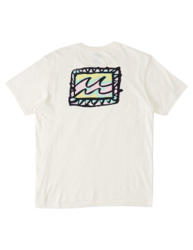 Crayon Waves Tee - off white