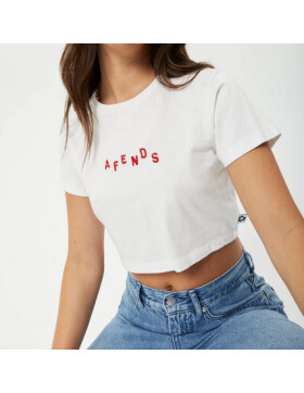 Kala - Recycled Cropped Baby Tee - white