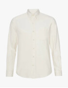 Organic Button Down Shirt - ivory white